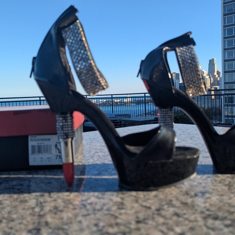 Pleaser Lipstick Heel ROU639/BM - Picture 3 of 9